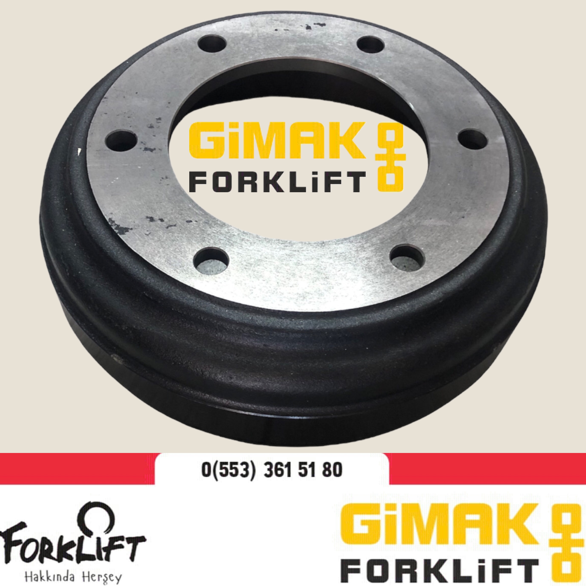 Komatsu NT11 Kampana Forklift Yedek Parça 3EB2125130 Gimak Forklift