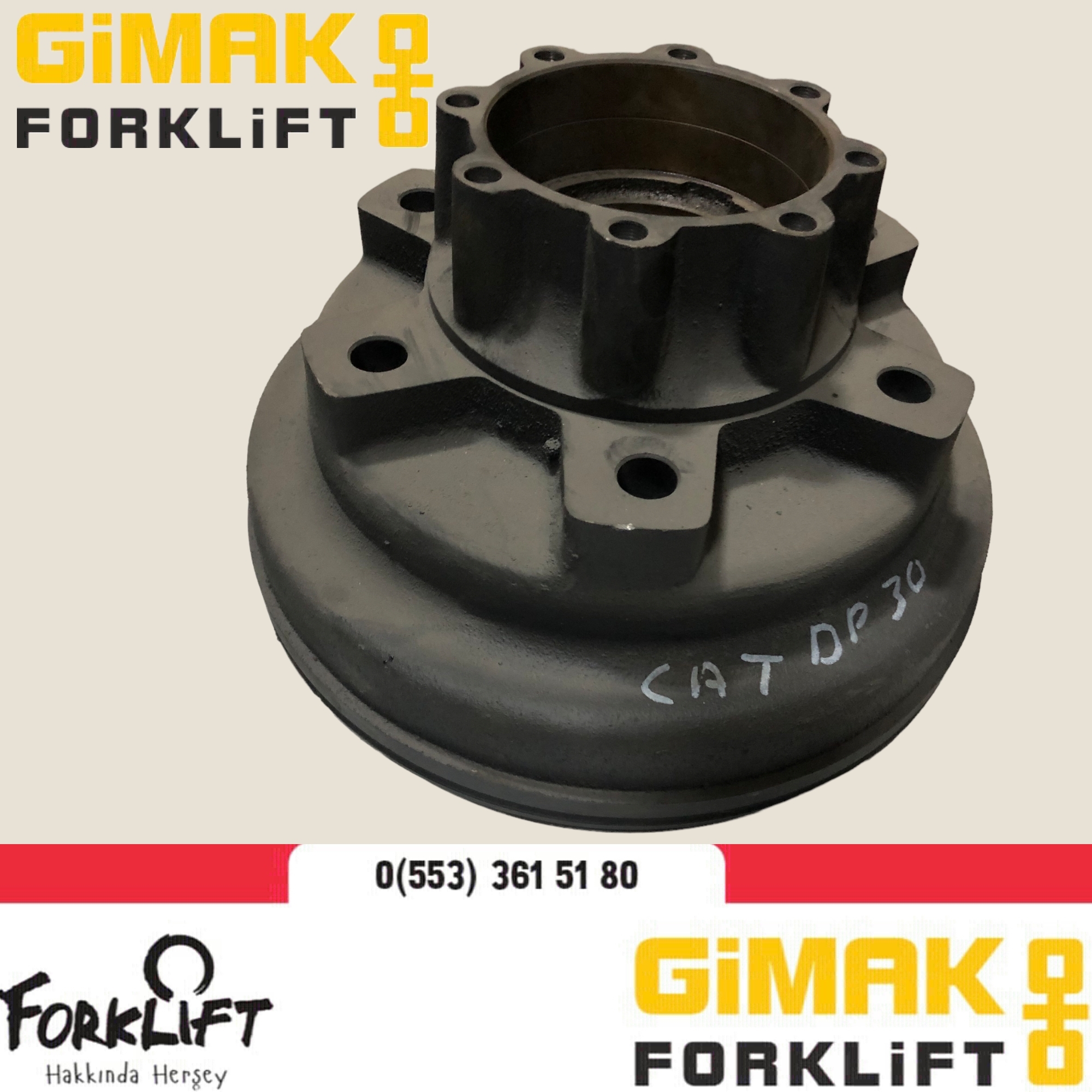 Komatsu 3EB2142230 FD30 Kampana NT12NT14NT16 Forklift Yedek Parça