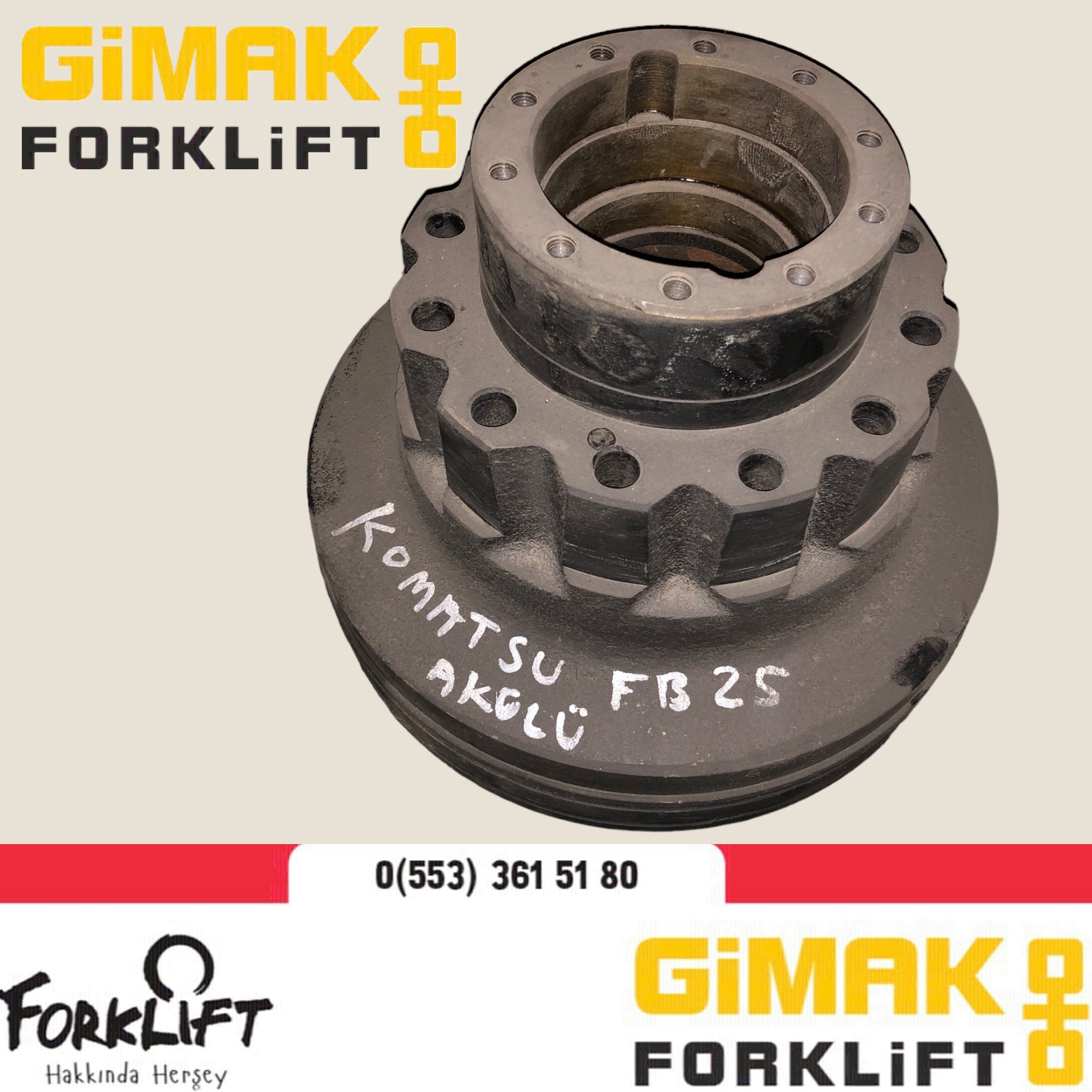 Komatsu FB25 Poryalı Kampana Forklift Yedek Parça Gimak Forklift