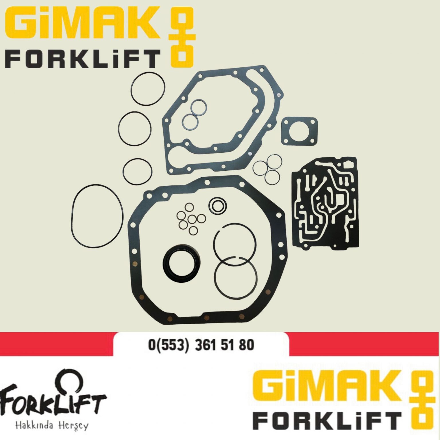 Komatsu NT11 Şanzuman Tamir Takımı Forklift Yedek Parça 3EB1505051