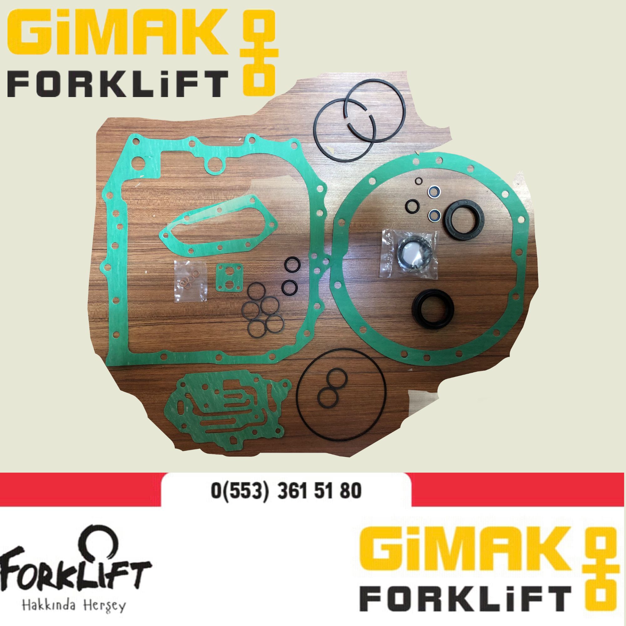 Komatsu NT16 Şanzuman Tamir Takımı Forklift Yedek Parça 3EB1505500