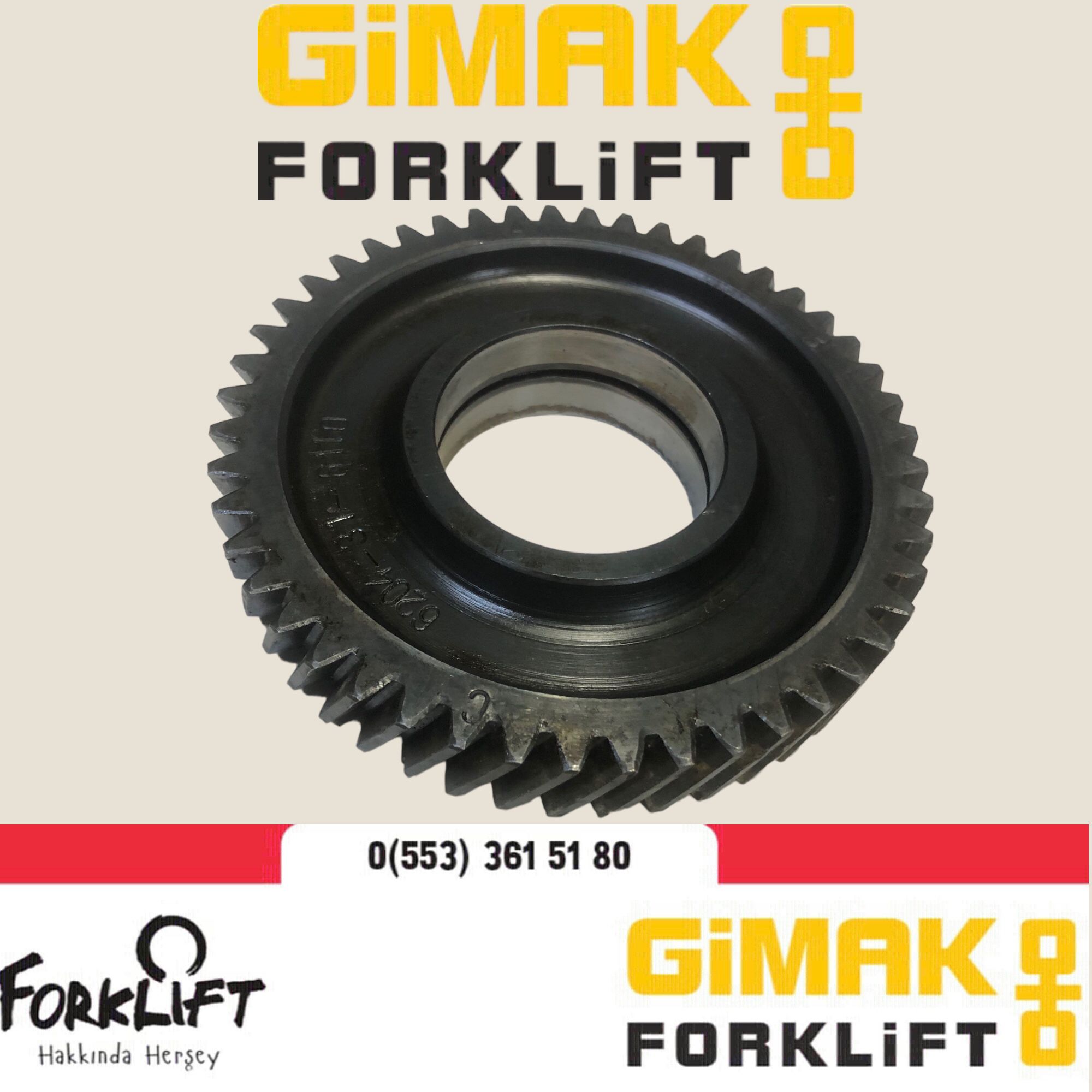 Komatsu NT10 Avare Dişli Forklift Yedek Parça 6204316110 Gimak Forklift